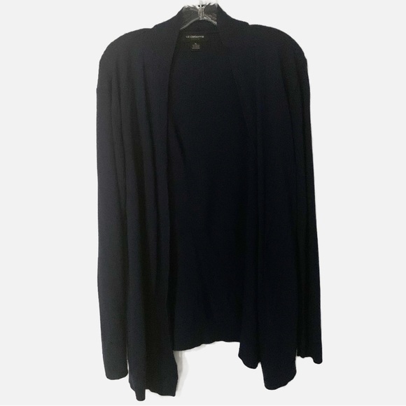 Liz Claiborne Career Navy Open-Front Cardigan - Picture 1 of 2